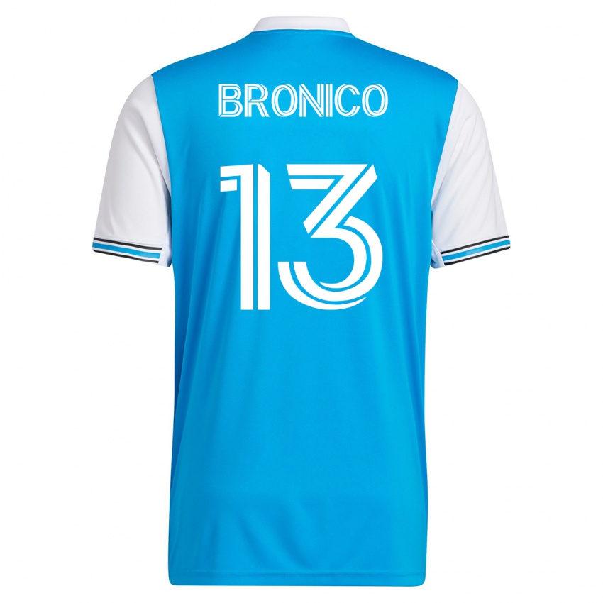 Niño Camiseta Brandt Bronico #13 Azul 1ª Equipación 2023/24 La Camisa México