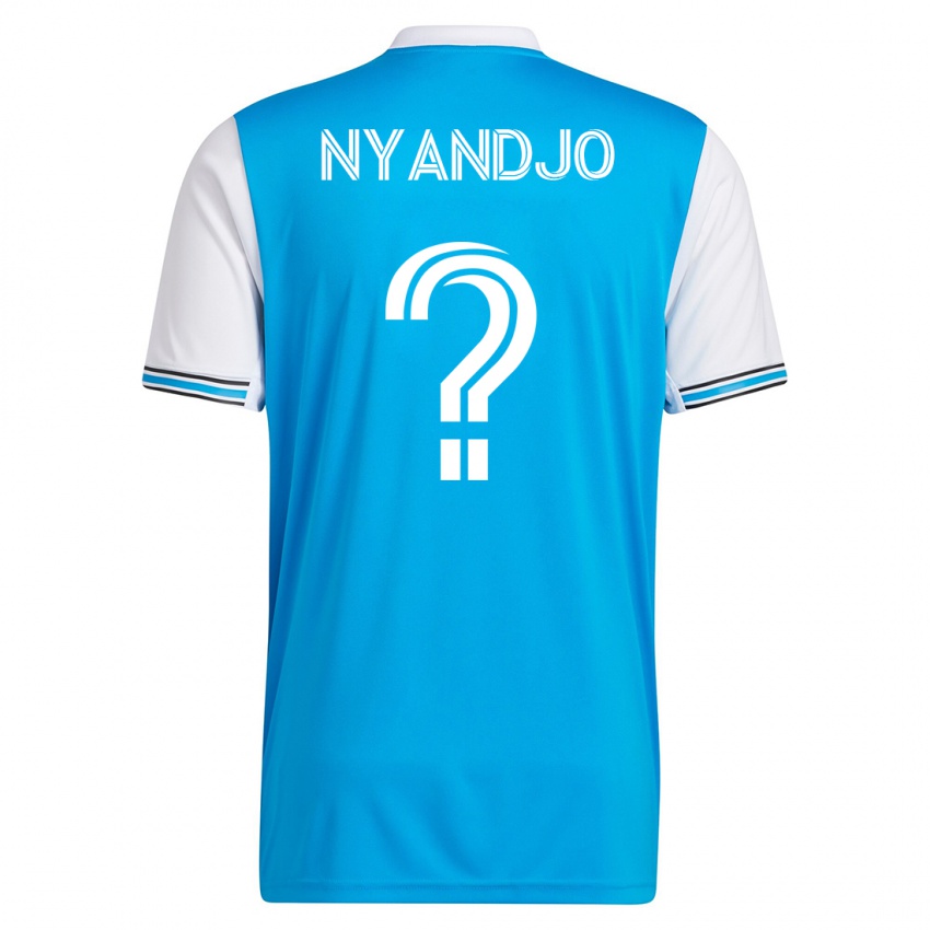 Niño Camiseta James Nyandjo #0 Azul 1ª Equipación 2023/24 La Camisa México