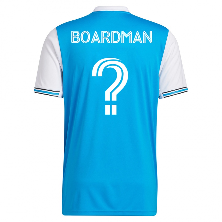 Niño Camiseta Erik Pena-Boardman #0 Azul 1ª Equipación 2023/24 La Camisa México
