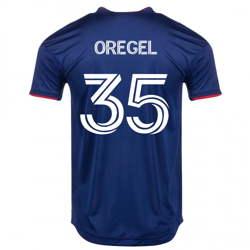 Niño Camiseta Sergio Oregel #35 Armada 1ª Equipación 2023/24 La Camisa México