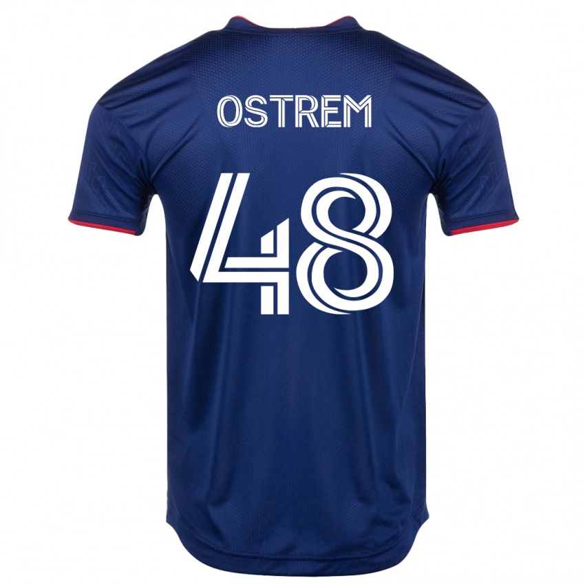 Niño Camiseta Charlie Ostrem #48 Armada 1ª Equipación 2023/24 La Camisa México