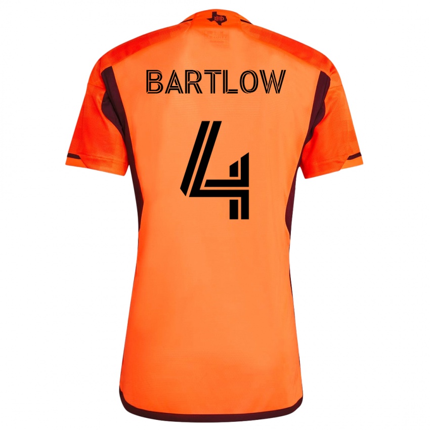Niño Camiseta Ethan Bartlow #4 Naranja 1ª Equipación 2023/24 La Camisa México