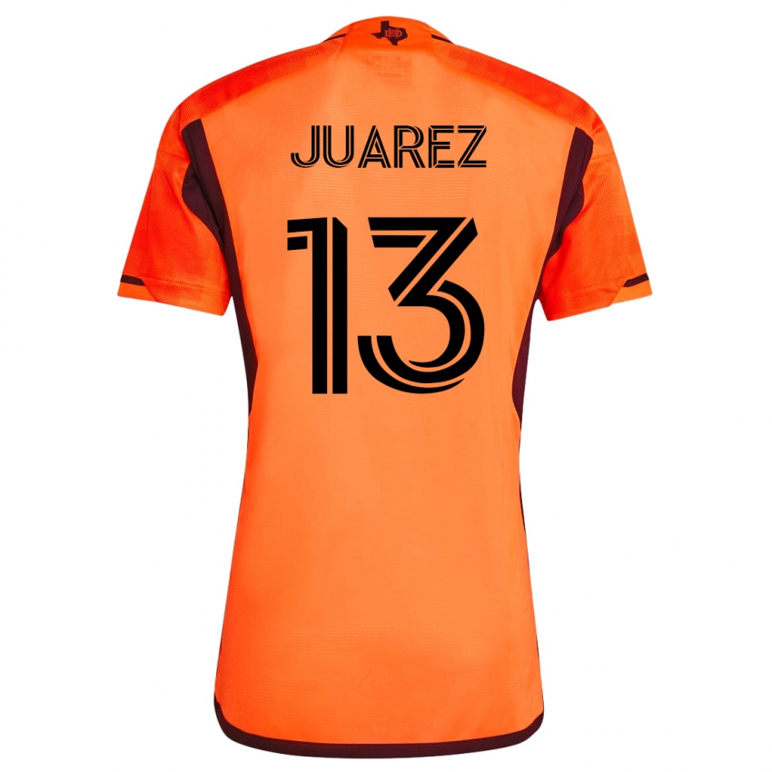 Niño Camiseta Jathan Juarez #13 Naranja 1ª Equipación 2023/24 La Camisa México