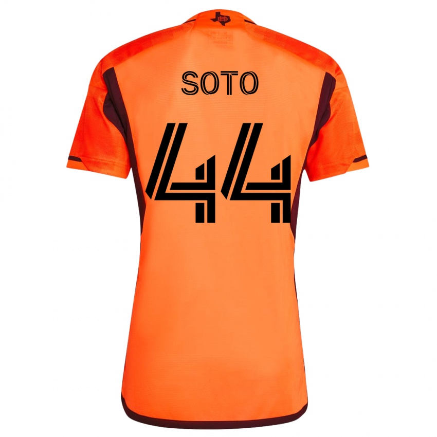 Niño Camiseta Ezekiel Soto #44 Naranja 1ª Equipación 2023/24 La Camisa México