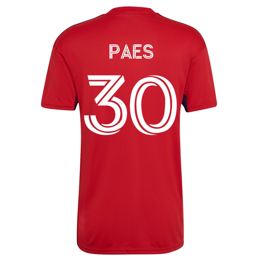 Niño Camiseta Maarten Paes #30 Rojo 1ª Equipación 2023/24 La Camisa México