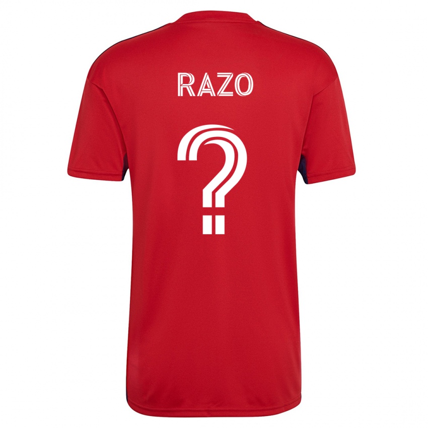Niño Camiseta Edgar Razo #0 Rojo 1ª Equipación 2023/24 La Camisa México