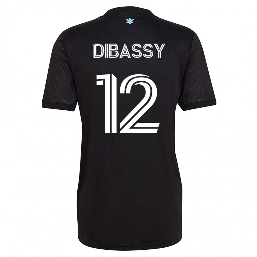 Niño Camiseta Bakaye Dibassy #12 Negro 1ª Equipación 2023/24 La Camisa México