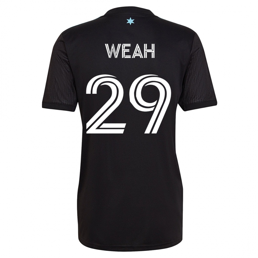 Niño Camiseta Patrick Weah #29 Negro 1ª Equipación 2023/24 La Camisa México