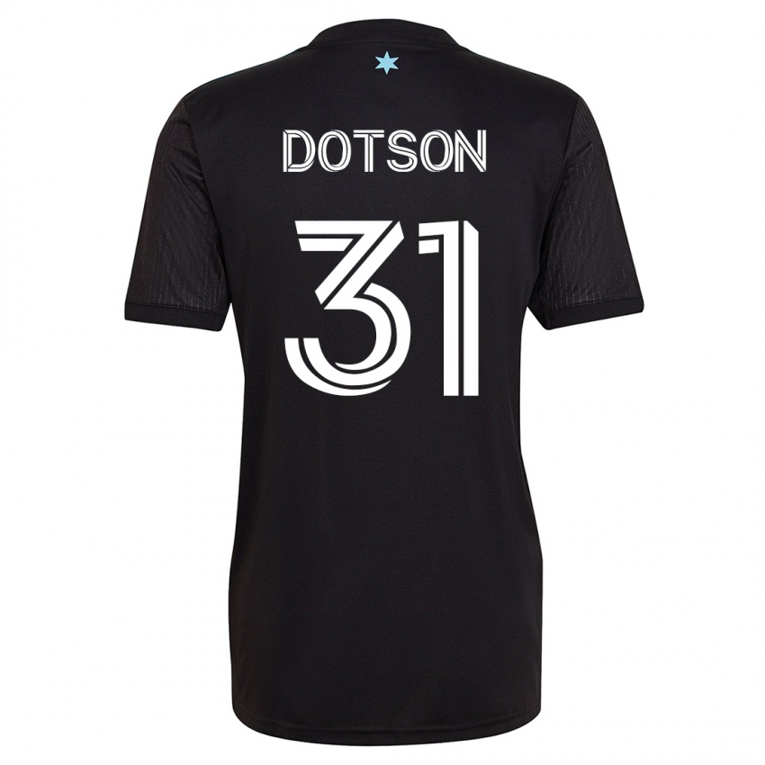 Niño Camiseta Hassani Dotson #31 Negro 1ª Equipación 2023/24 La Camisa México