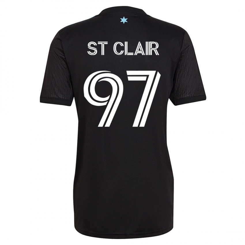 Niño Camiseta Dayne St. Clair #97 Negro 1ª Equipación 2023/24 La Camisa México