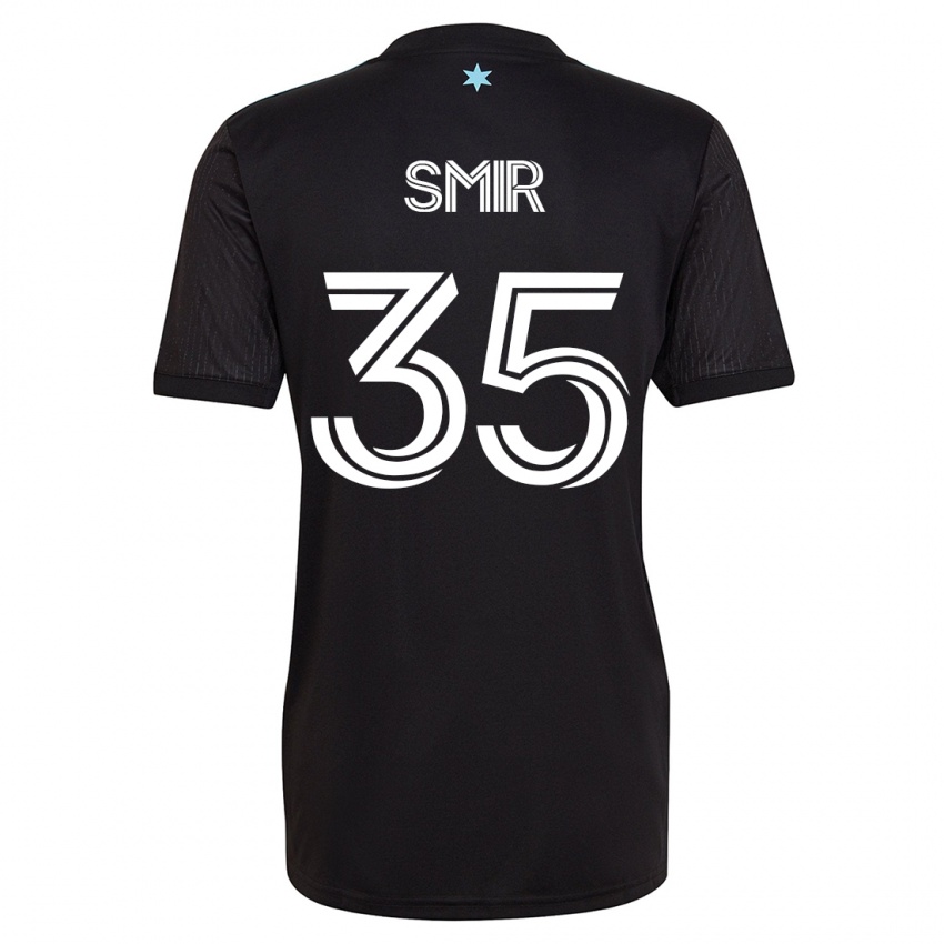 Niño Camiseta Alec Smir #35 Negro 1ª Equipación 2023/24 La Camisa México