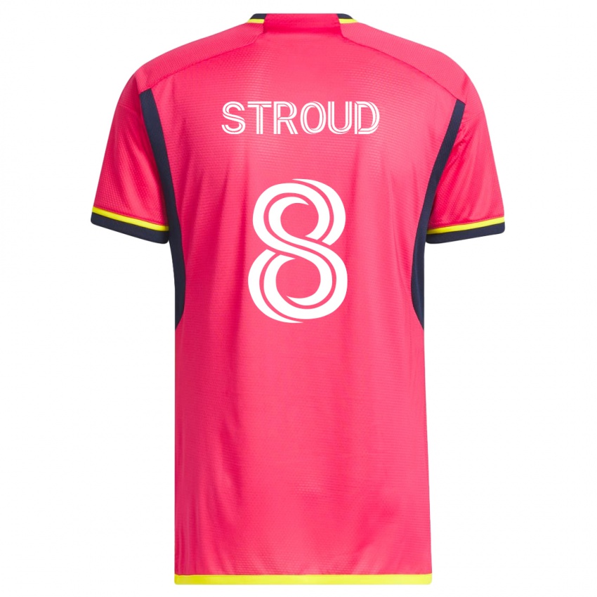 Niño Camiseta Jared Stroud #8 Rosa 1ª Equipación 2023/24 La Camisa México
