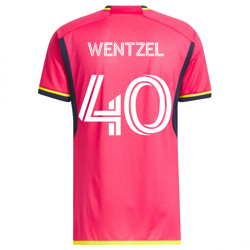 Niño Camiseta Michael Wentzel #40 Rosa 1ª Equipación 2023/24 La Camisa México