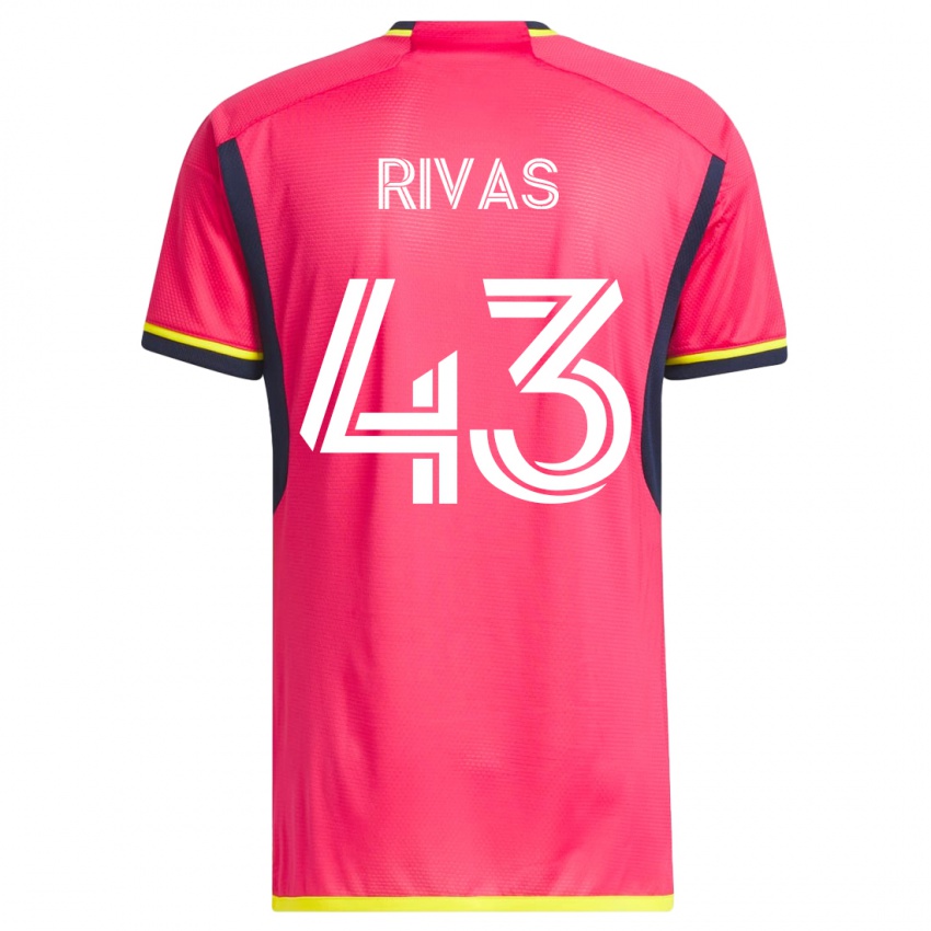 Niño Camiseta Sergio Rivas #43 Rosa 1ª Equipación 2023/24 La Camisa México