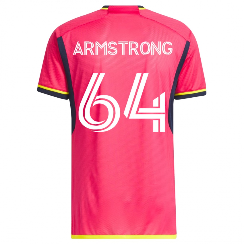 Niño Camiseta Dida Armstrong #64 Rosa 1ª Equipación 2023/24 La Camisa México