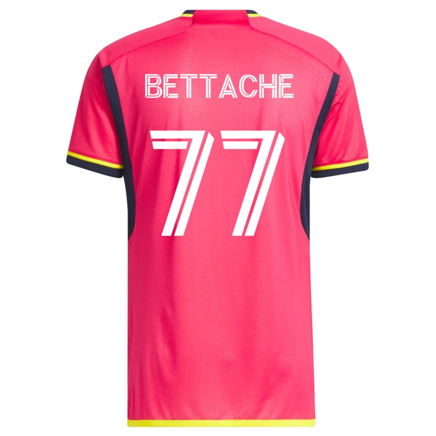 Niño Camiseta Faysal Bettache #77 Rosa 1ª Equipación 2023/24 La Camisa México