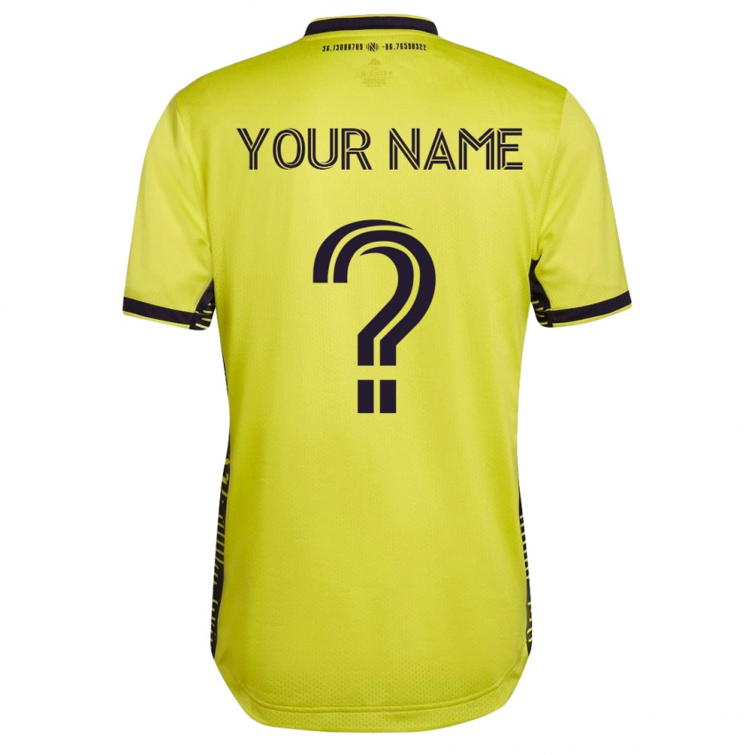 Niño Camiseta Su Nombre #0 Amarillo 1ª Equipación 2023/24 La Camisa México