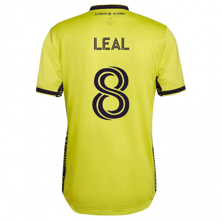 Niño Camiseta Randall Leal #8 Amarillo 1ª Equipación 2023/24 La Camisa México