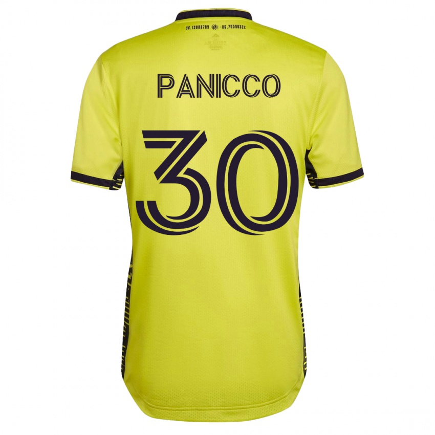 Niño Camiseta Elliot Panicco #30 Amarillo 1ª Equipación 2023/24 La Camisa México