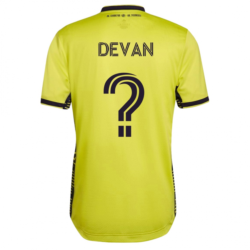Niño Camiseta Liam Devan #0 Amarillo 1ª Equipación 2023/24 La Camisa México