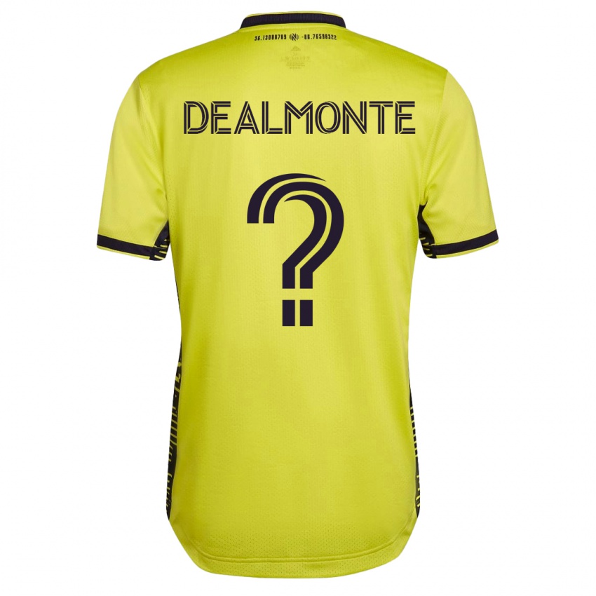 Niño Camiseta Charly Dealmonte #0 Amarillo 1ª Equipación 2023/24 La Camisa México