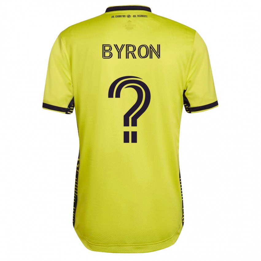 Niño Camiseta Samuel Byron #0 Amarillo 1ª Equipación 2023/24 La Camisa México