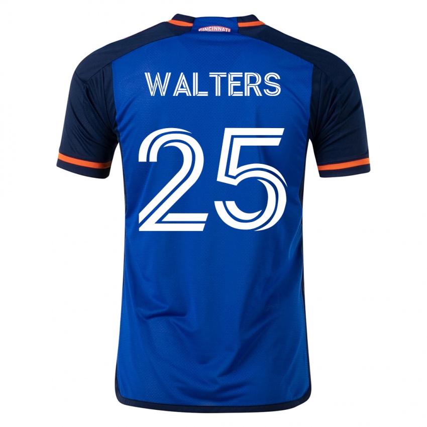 Niño Camiseta Paul Walters #25 Azul 1ª Equipación 2023/24 La Camisa México