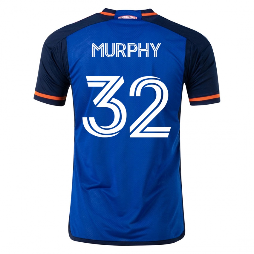 Niño Camiseta Ian Murphy #32 Azul 1ª Equipación 2023/24 La Camisa México