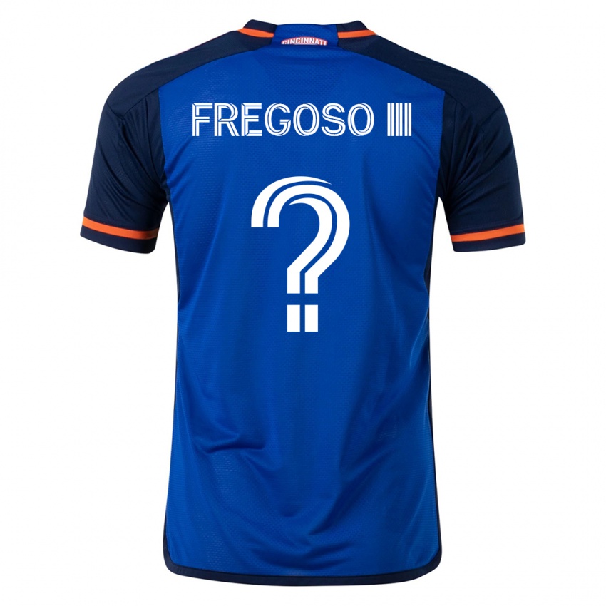 Niño Camiseta Arturo Fregoso Iii #0 Azul 1ª Equipación 2023/24 La Camisa México