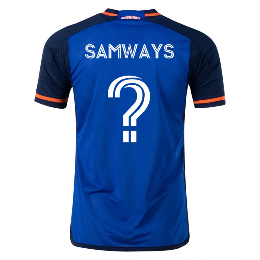 Niño Camiseta Nicholas Samways #0 Azul 1ª Equipación 2023/24 La Camisa México