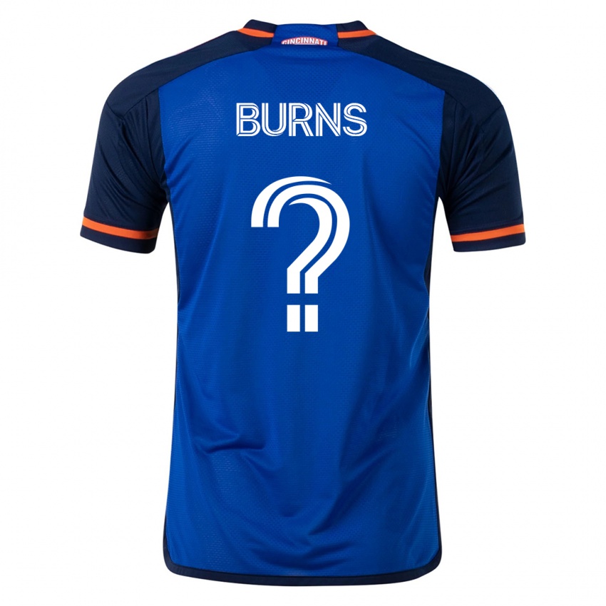 Niño Camiseta Nicholas Burns #0 Azul 1ª Equipación 2023/24 La Camisa México