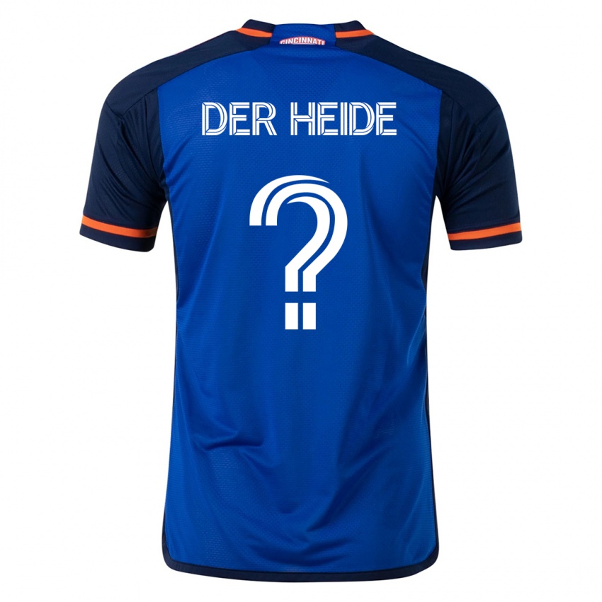 Niño Camiseta Dimas Van Der Heide #0 Azul 1ª Equipación 2023/24 La Camisa México
