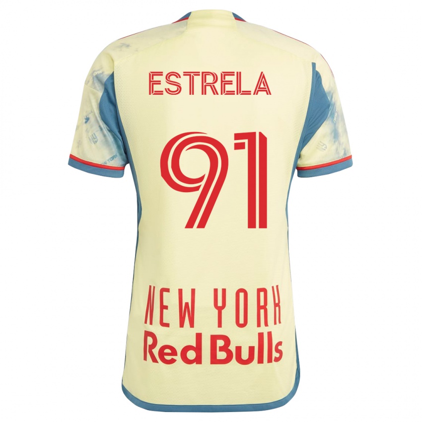 Niño Camiseta Bento Estrela #91 Amarillo 1ª Equipación 2023/24 La Camisa México