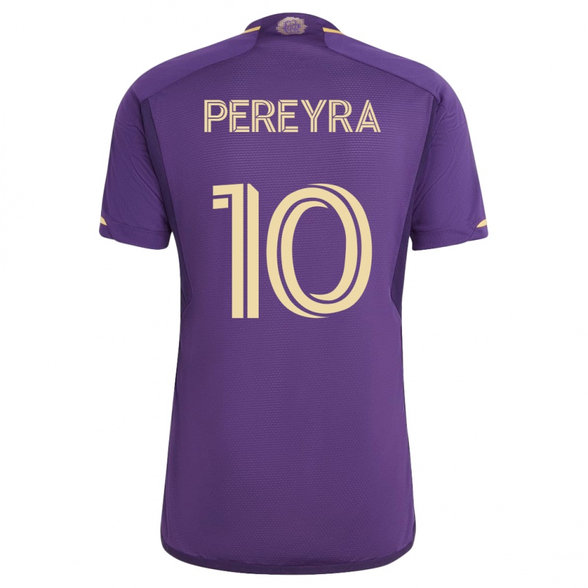 Niño Camiseta Mauricio Pereyra #10 Violeta 1ª Equipación 2023/24 La Camisa México
