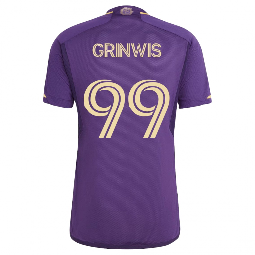 Niño Camiseta Adam Grinwis #99 Violeta 1ª Equipación 2023/24 La Camisa México