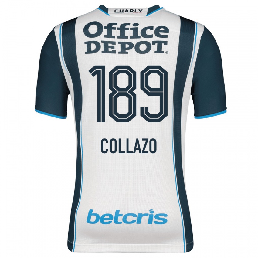 Niño Camiseta David Collazo #189 Armada 1ª Equipación 2023/24 La Camisa México