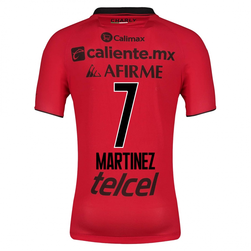 Niño Camiseta Alejandro Martínez #7 Rojo 1ª Equipación 2023/24 La Camisa México