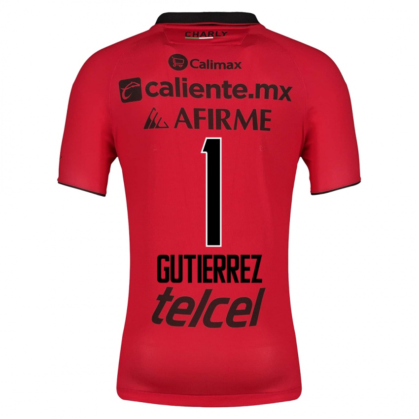 Niño Camiseta Alejandra Gutiérrez #1 Rojo 1ª Equipación 2023/24 La Camisa México