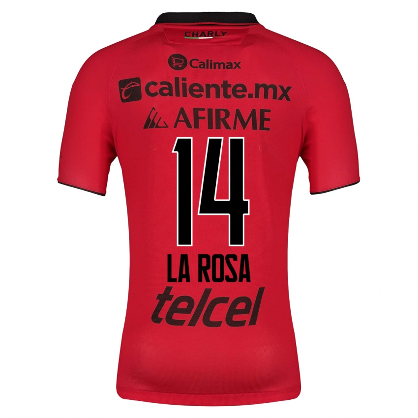 Niño Camiseta Joselyn De La Rosa #14 Rojo 1ª Equipación 2023/24 La Camisa México