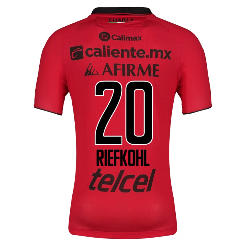 Niño Camiseta Luciana Riefkohl #20 Rojo 1ª Equipación 2023/24 La Camisa México