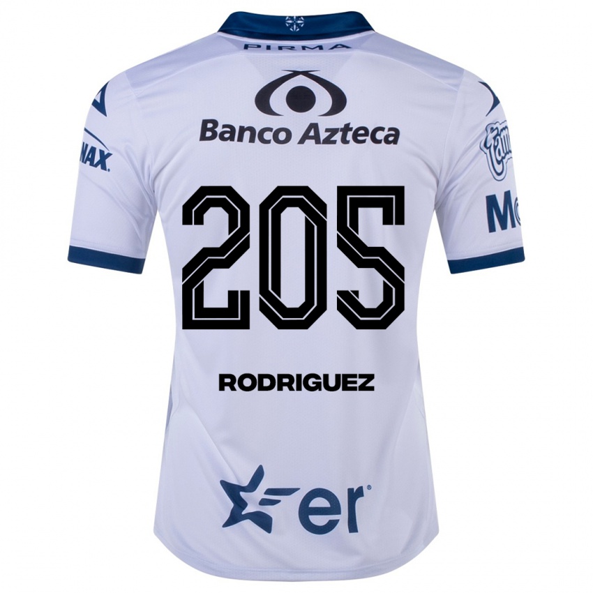 Niño Camiseta Alberto Rodríguez #205 Blanco 1ª Equipación 2023/24 La Camisa México