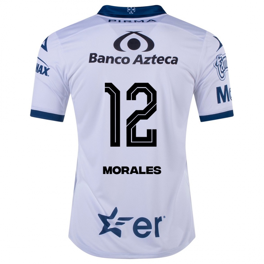 Niño Camiseta Karla Morales #12 Blanco 1ª Equipación 2023/24 La Camisa México