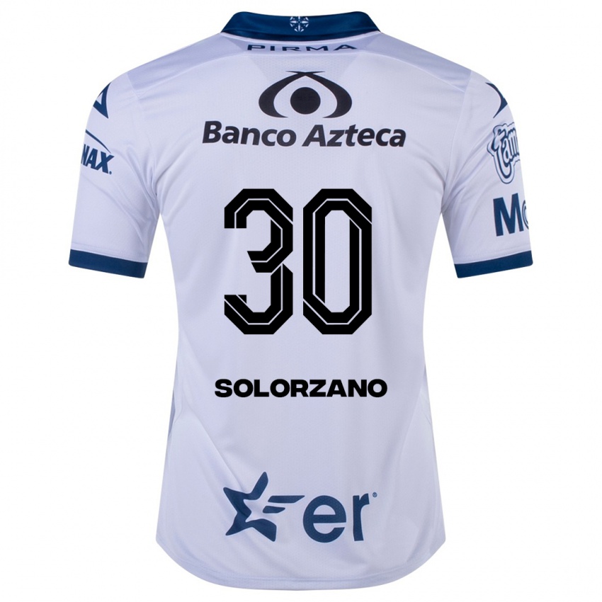 Niño Camiseta Aisha Solórzano #30 Blanco 1ª Equipación 2023/24 La Camisa México