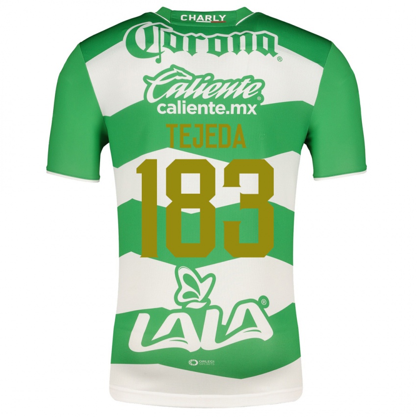 Niño Camiseta Juan Tejeda #183 Verde 1ª Equipación 2023/24 La Camisa México