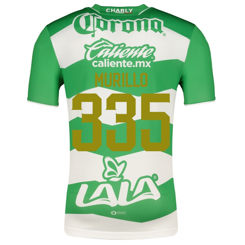 Niño Camiseta Doryan Murillo #335 Verde 1ª Equipación 2023/24 La Camisa México
