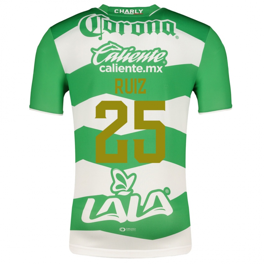 Niño Camiseta Michel Ruiz #25 Verde 1ª Equipación 2023/24 La Camisa México
