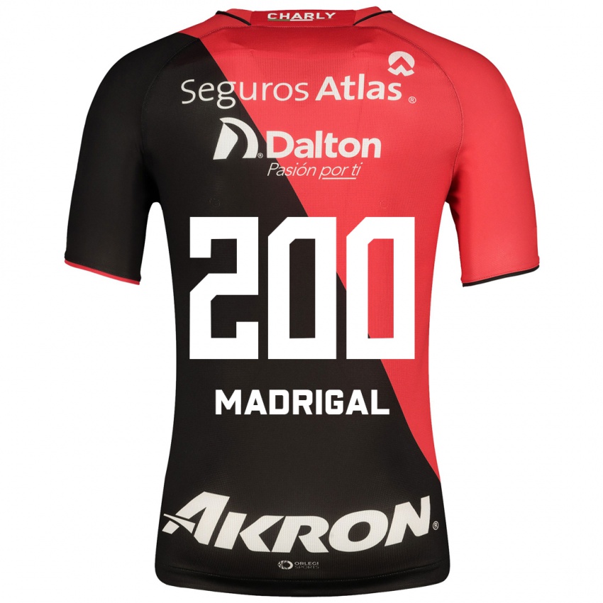 Niño Camiseta Kevin Madrigal #200 Negro 1ª Equipación 2023/24 La Camisa México