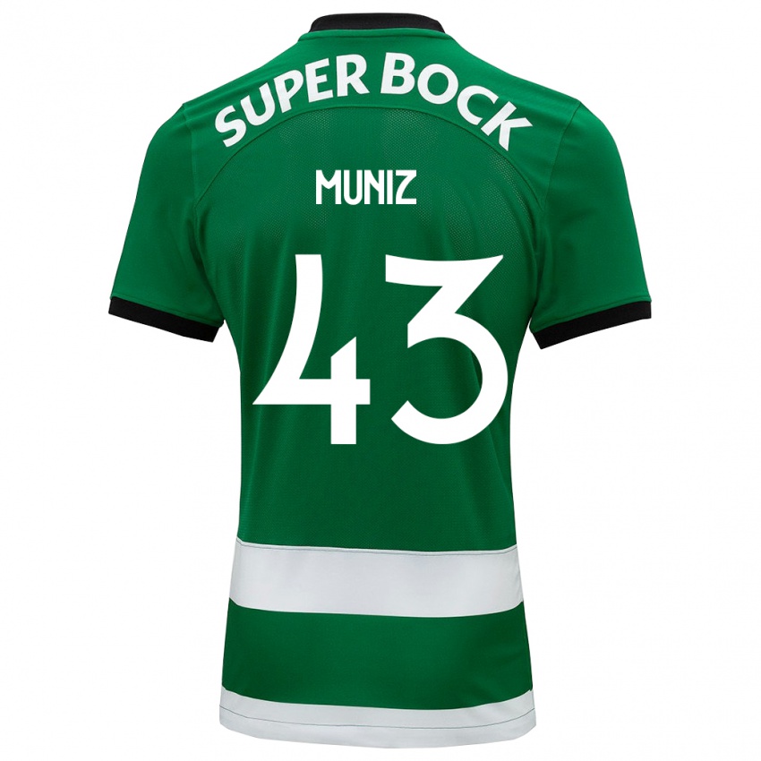 Niño Camiseta João Muniz #43 Verde 1ª Equipación 2023/24 La Camisa México