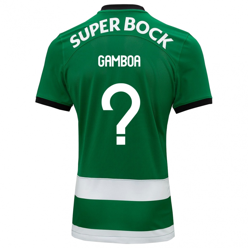 Niño Camiseta Sandro Gamboa #0 Verde 1ª Equipación 2023/24 La Camisa México