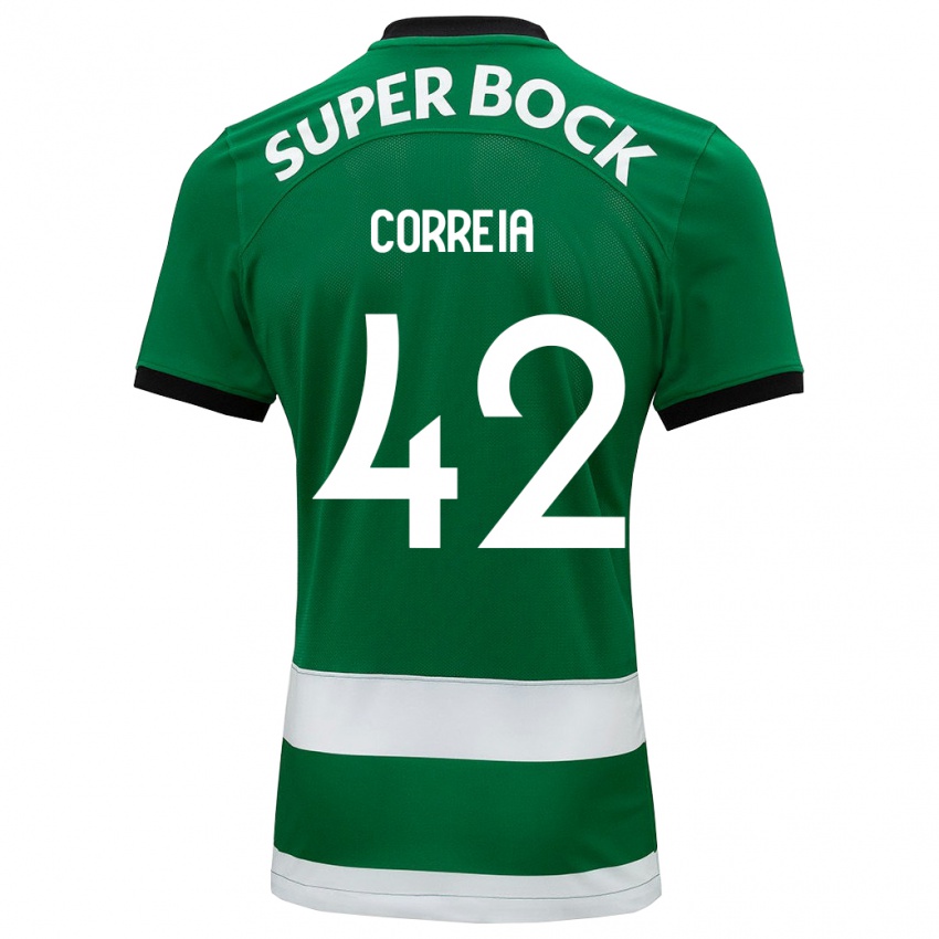 Niño Camiseta Leonete Maísa Nozerand Correia #42 Verde 1ª Equipación 2023/24 La Camisa México